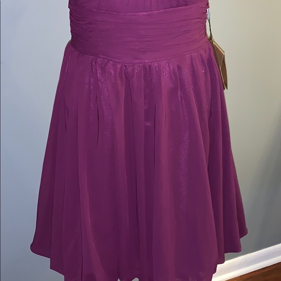 Beautiful JJ’s House knee length Grape color dress - Picture 3 of 7